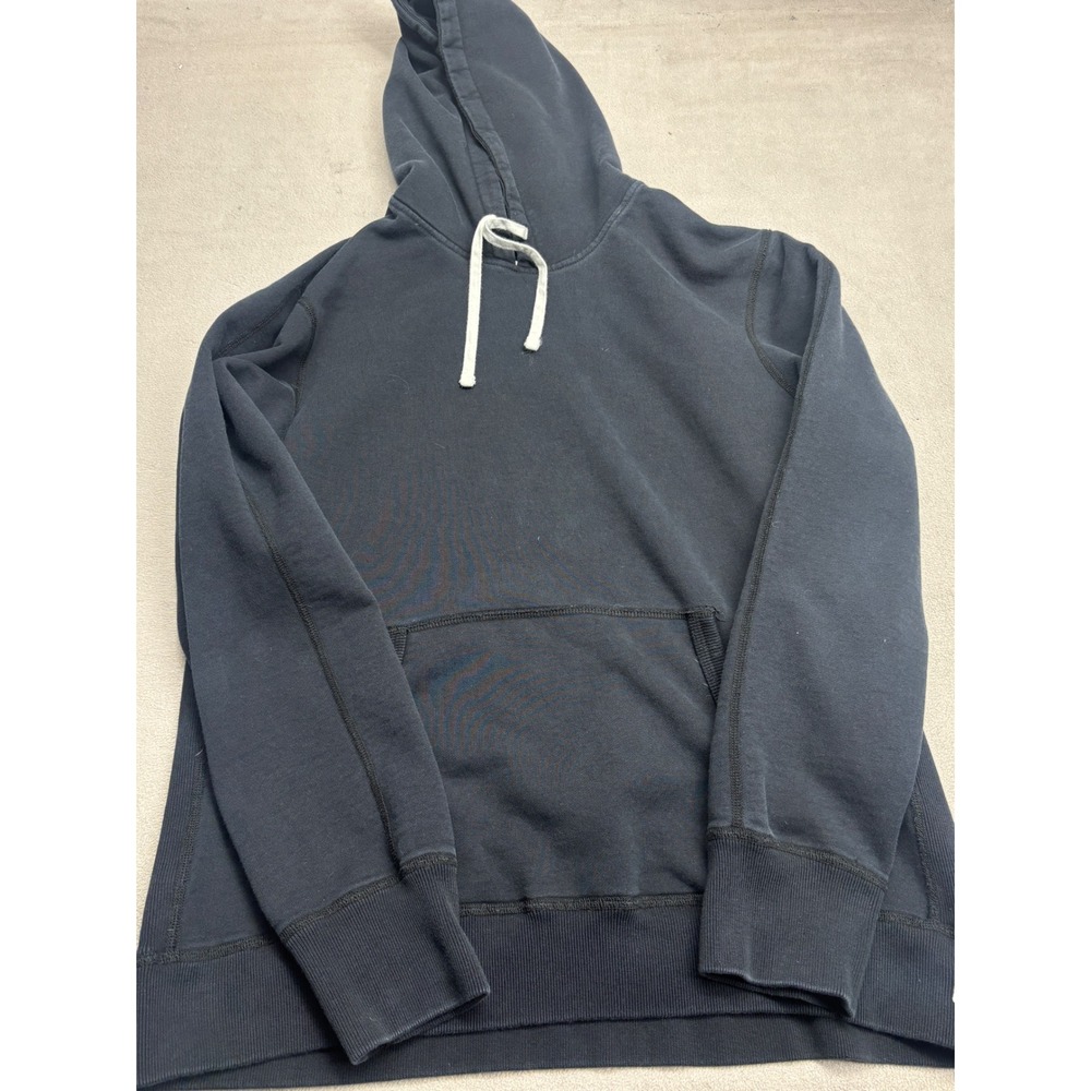 Reigning Champ Mens Midweight Terry Pullover Hoodie Black Made in Canada
